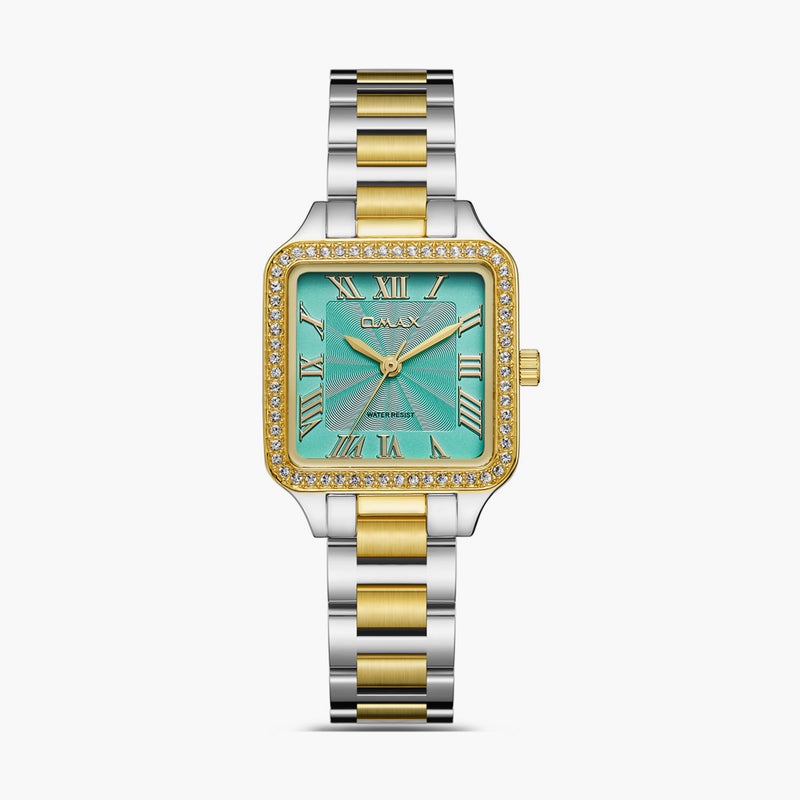 OMAX Gold Analog Metal Strap Watch for Women - Image 1